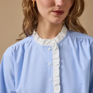 Gestreifte Damenbluse - Modelle Noémie