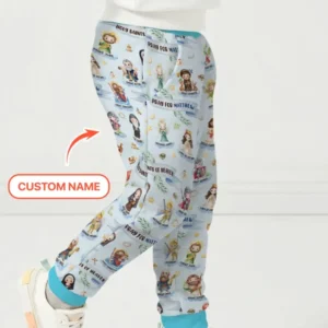 Holy Saints of Heaven Custom Name Bamboo Jogger