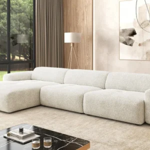 Designer Ecksofa Calm Maxi in Bouclé