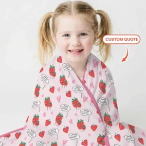 I love you berry much Bamboo Blanket