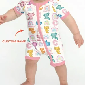 Axololt Custom Name Bamboo Shorty Zippy