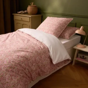 Bettbezug aus Liberty-Stoff Poppy and Daisy