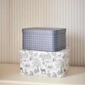 Stapelboxen « Petit Jouy », 2er-Set