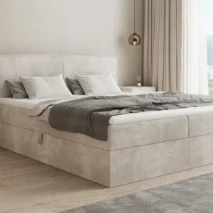 Boxspringbett Marea in Cord mit Stauraum