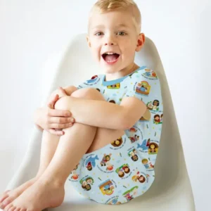 Bible Stories Bamboo Two Piece Short Sleeve Shorts Pajama Set