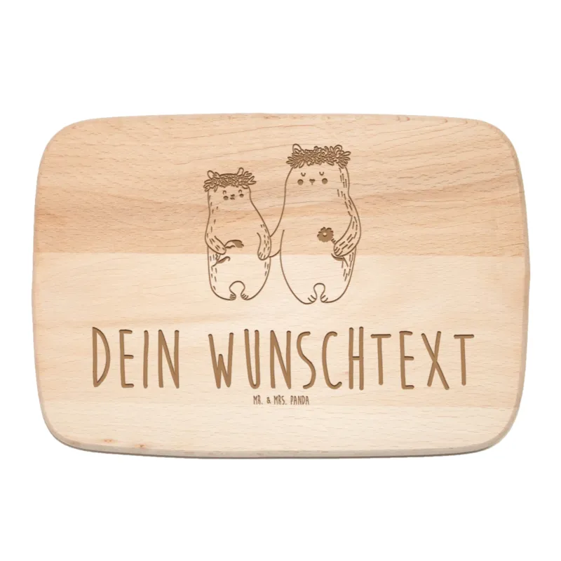 Personalisiertes Frühstücksbrett Bären mit Blumenkranz|p:1372426|h:d59e4bf1cb7990c915305f2469ac0f80