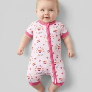Love Makes Family Bamboo Shorty Zippy