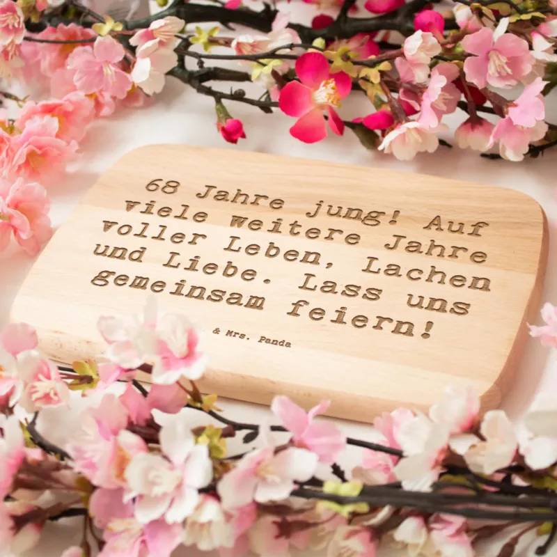 Frühstücksbrett Spruch 68. Geburtstag Freude|p:1736220|h:7bb54e7cc0e129e1775f64e35b6d41cb