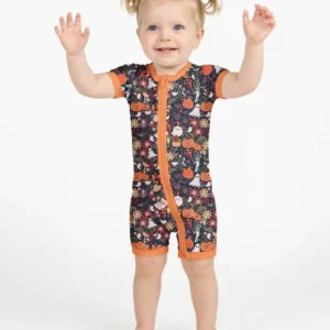 Cottagecore Spooky Garden Bamboo Shorty Zippy