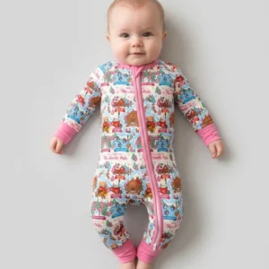 Pink North Pole Adventure Bamboo Convertible Zippy