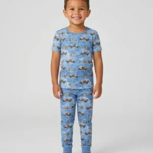 It's Lake Time Bamboo Two Piece Short Sleeve Pajama Set