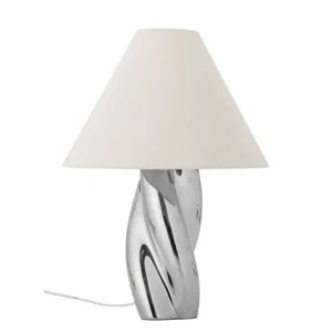 Tischlampe Astro - versilbertes Steingut