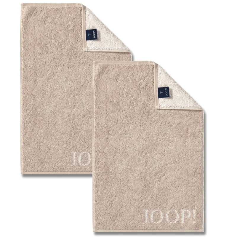 2er Gästetuch-Set 30 x 50 cm Classic Sand Beige