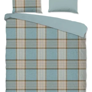 Guten Morgen Flanellen Duvet Cover "Jacco" - Multi - Dubbele instopflap