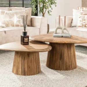 Couchtisch Arenza - 2er Set aus Mangoholz