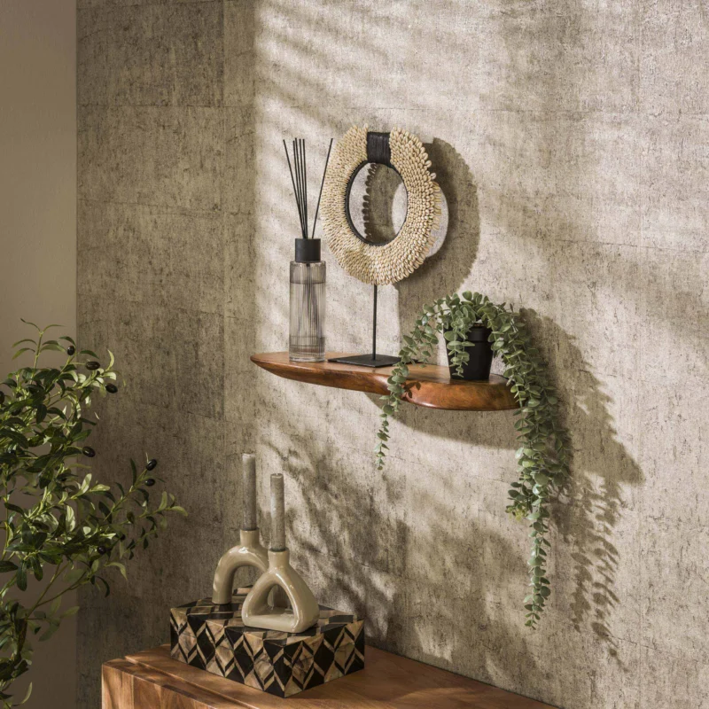 Wandregal Organic 60cm / Massiv Akazie
