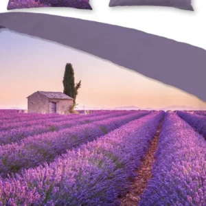 Lavender Bettbezug mit Kissenbezug