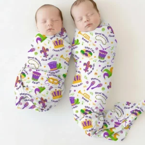 Mardi Gras Family Matching blanket
