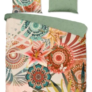 Hip Satin Duvet Cover "Mateo" - Multi - Dubbele instopflap