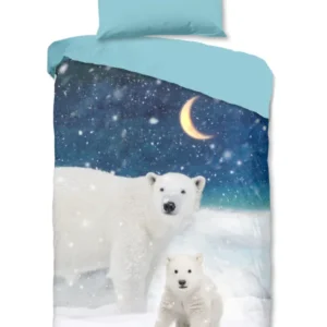 Guten Morgen Flanellen Duvet Cover "Polar" - Multi - Rits
