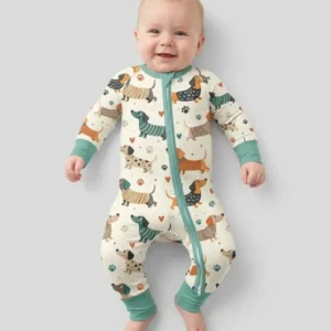 Cartoon Dachshund Bamboo Convertible Zippy