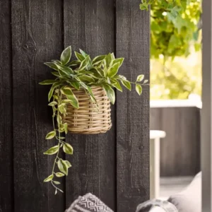 Garten Pflanzkorb Myrora - aus Kubu-Rattan zum hängen