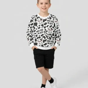 Holy Cow I'm Cute Bamboo Crewneck Sweatshirt