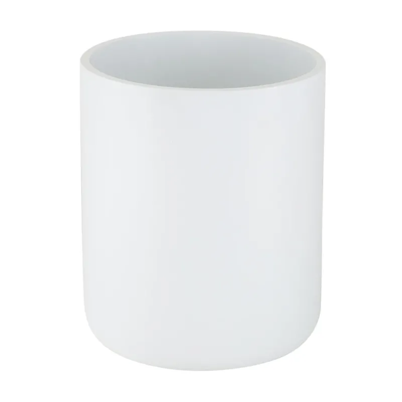 Sophia Resin Waste Basket White