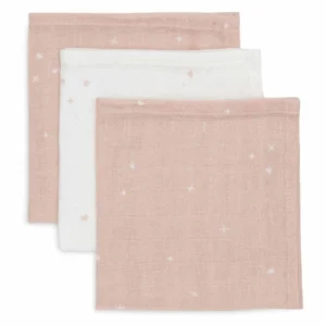 Monddoekje Hydrofiel 31x31cm - Twinkling - 3 Stuks