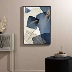 Poster Bleu aus hochwertigem Papier