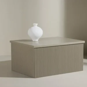 Beistelltisch Luna – in elegantem Beige