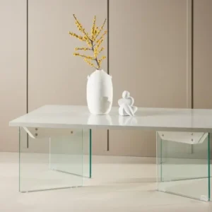 Couchtisch Valerio - elegant mit Glasbeinen