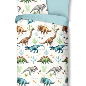 Guten Morgen Flanellen Kinderbecher Deckung "Dino" - Multi - Rits