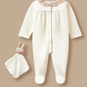 Babyschlafanzug - Liberty-Kragen