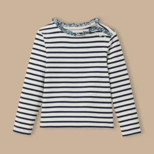 Mädchenshirt im Matrosenlook mit Liberty®-Stoff