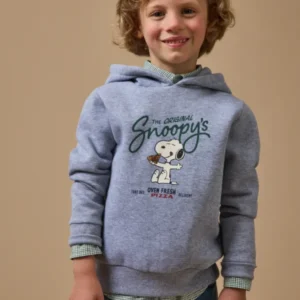 Kinder-Kapuzen-Sweatshirt Cyrillus X PEANUTS™ – Kollektion « Snoopy »