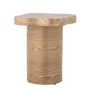 Beistelltisch Margo – Zylindrisches Design in warmem Naturton