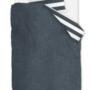 Riviera Maison Lindy Lines Bettwäsche - Marineblau