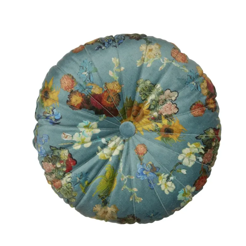 Beddinghouse x Van Gogh Museum Boule de Fleurs Zierkissen - Grün