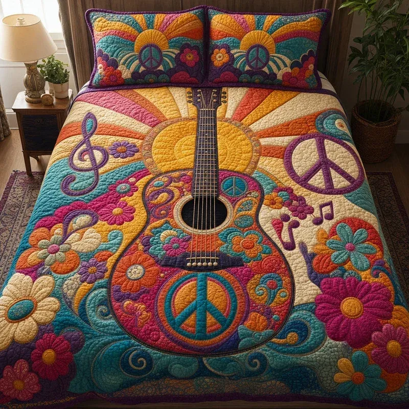 Acoustic Soul Bamboo Quilt Bedding Set