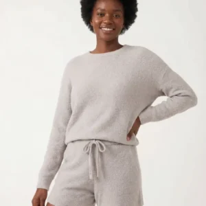 Dove Gray Bamboo Women Lounge Short