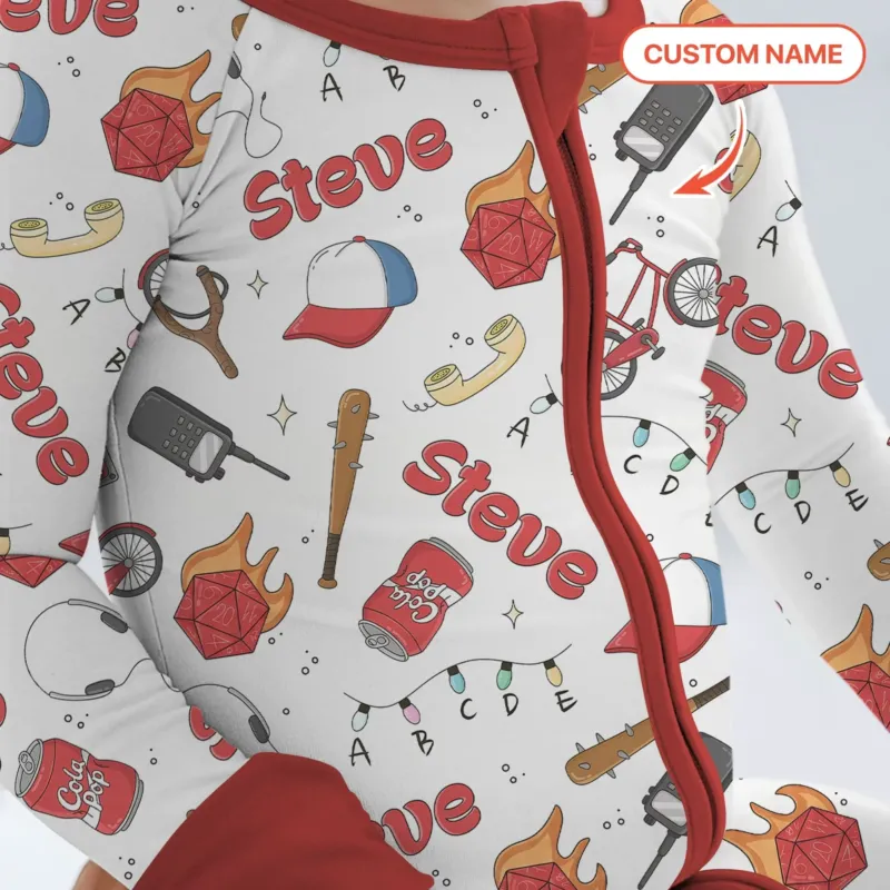 Custom Name Kids Adventure Bamboo Convertible Zippy