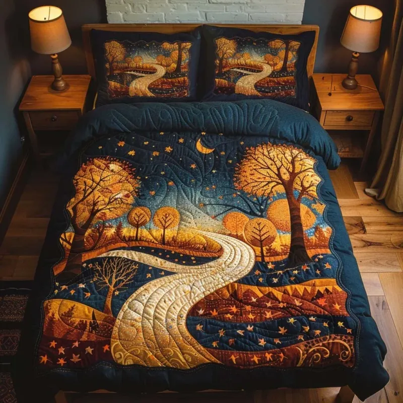 Autumn Dream Journey Bamboo Quilt Bedding Set