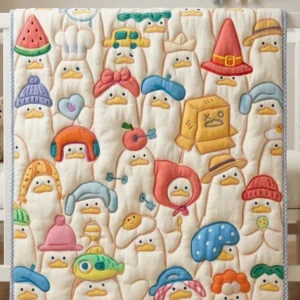 Baby Duckling Bamboo Quilt Blanket