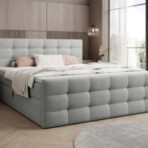 Boxspringbett Luxor Bouclé mit Stauraum