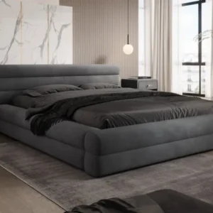 Designer Polsterbett Velana Samt mit Stauraum