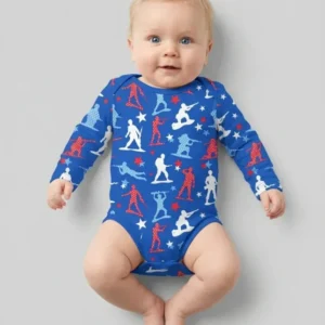 Army Toys 4th of July Bamboo Bodysuit