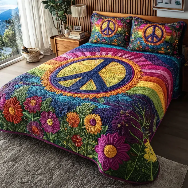 Boho Haven Bamboo Quilt Bedding Set