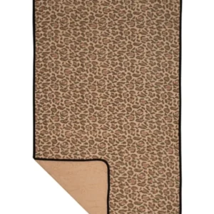 Serviette de plage éponge - LEOPARD BEIGE