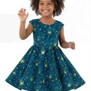 Firefly Lantern Night Bamboo Twirl Dress